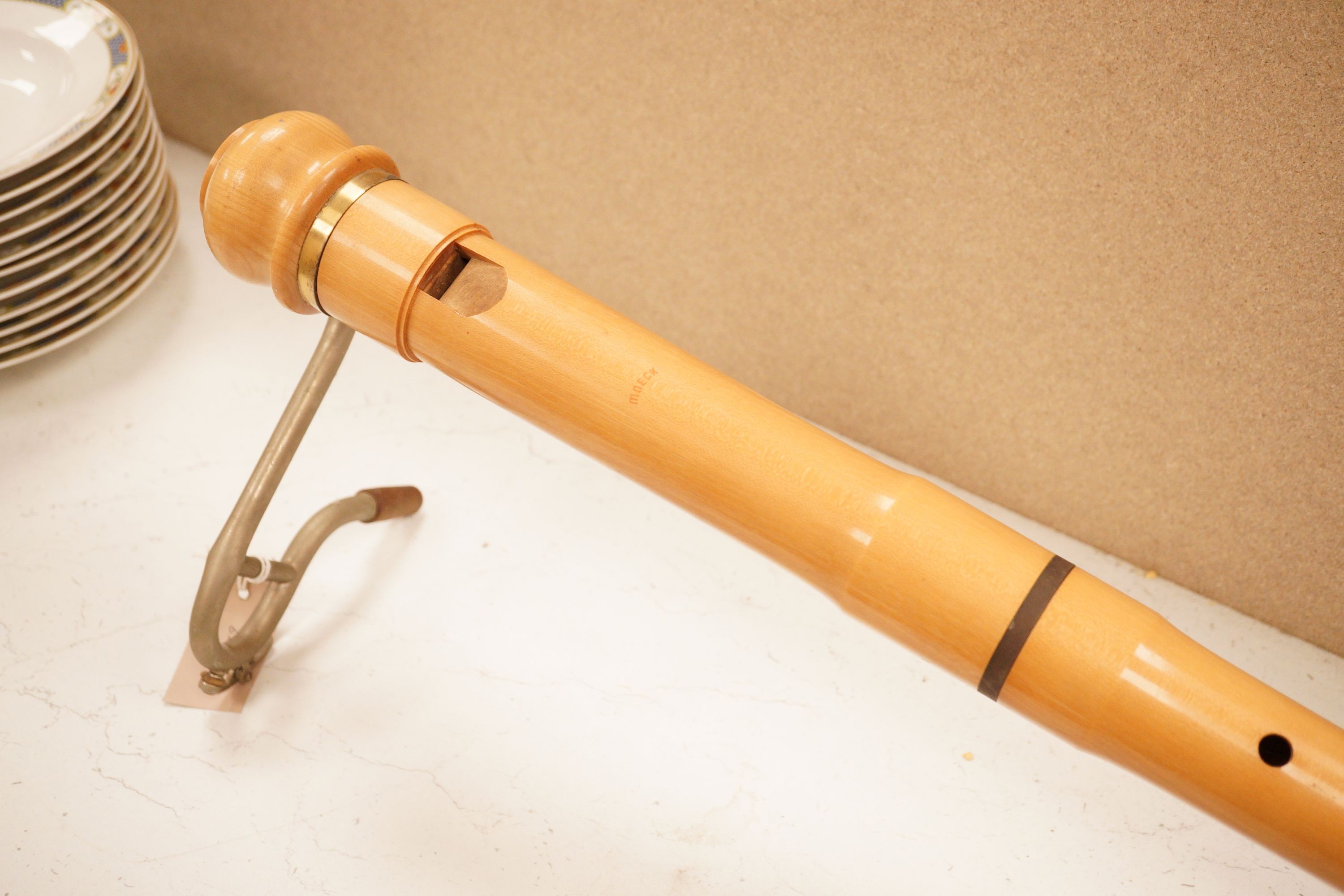A Moeck bass recorder